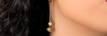 Aretes de Oro 14K
