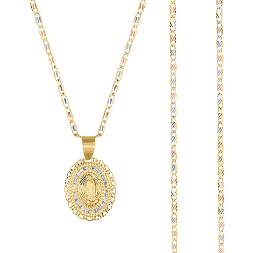 Medalla Virgen Gpe C/Cadena