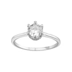 Anillo de compromiso love code plata .925 zirconia