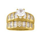 ALIANZA ANILLO DE COMPROMISO PIEDRAS BAGUETTE