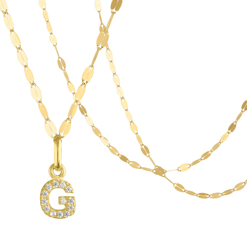 DIJE INICIAL G CON CADENA