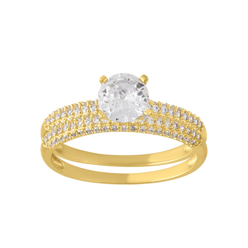 ALIANAZA ANILLO DE COMPROMISO PAVÉ ZIRCONIA