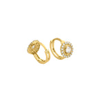 HUGGIES CIRCULARES CON PIEDRA