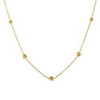 Gargantilla italiana oro amarillo 14 kilates