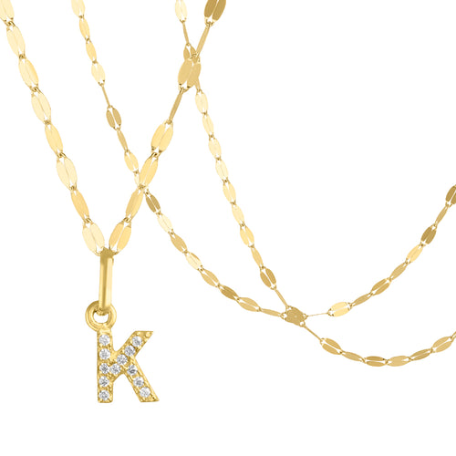 DIJE INICIAL K CON CADENA