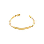 ESCLAVA PARA BEBÉ PARA BEBÉ 3 MM X 14 CM ORO FLORENTINO 10 KILATES