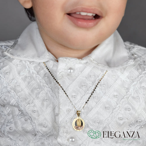 Medalla Virgen Gpe Xv años C/Cadena