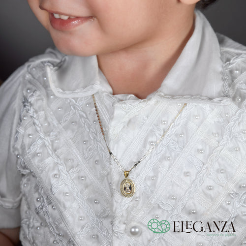 Medalla para bautizo Divino Niño C/Cadena