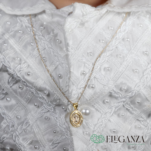 Medalla para bautizo Divino Niño C/Cadena