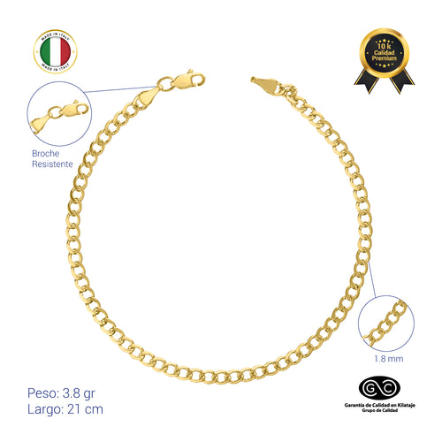 PULSO BARBADO ITALIANO 3.8 MM