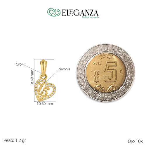 Set de y cadena dije xv años