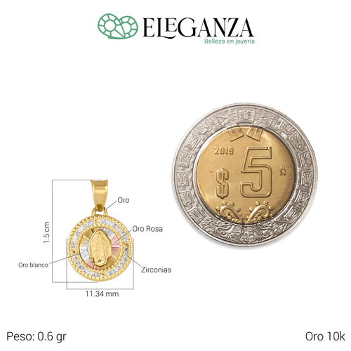 Medalla Virgen Gpe C/Cadena