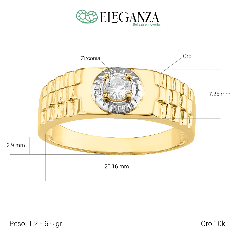 Anillo shops rolex oro 10k