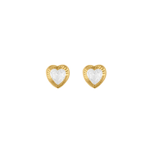BROQUEL CORAZÓN BISELADO LISO
