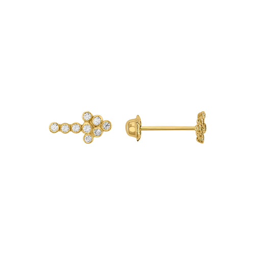 BROQUEL FLECHITA CON ZIRCONIAS