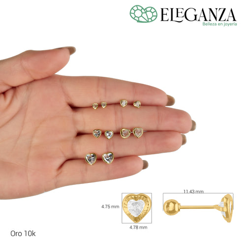 BROQUEL BISELADO CORAZÓN 3 MM
