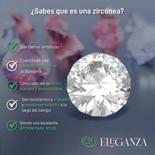 BROQUEL FLECHITA CON ZIRCONIAS